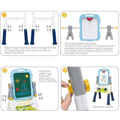 Double - Sided Kids Drawing Board Toy for Toddlers - Twisoo