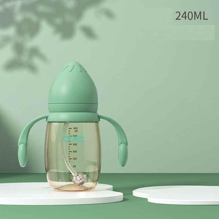 Drop - Resistant PPSU Baby Bottle and 1 - 2 - 3 Sippy Cup - Age 2+ Water Bottle for Children - Twisoo