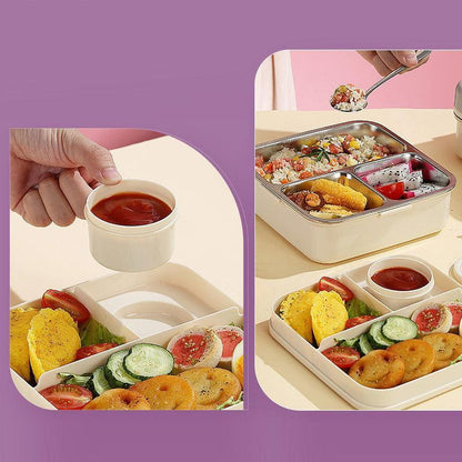 Elephant Eye - Spill Free Steel Lunch Box for Kids - Twisoo