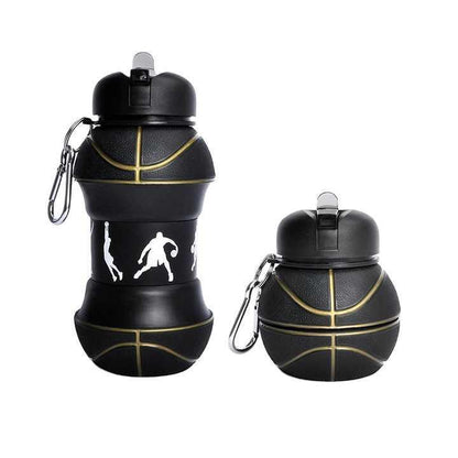 Foldable Silicone Sports Water Bottle – Basketball/Tennis Design 🏀🎾 - Twisoo