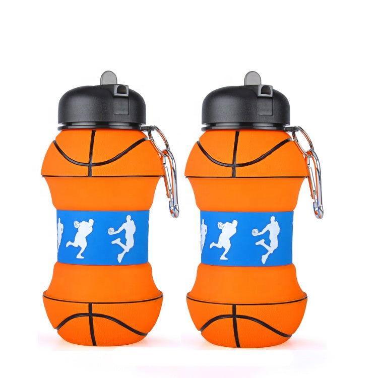 Foldable Silicone Sports Water Bottle – Basketball/Tennis Design 🏀🎾 - Twisoo
