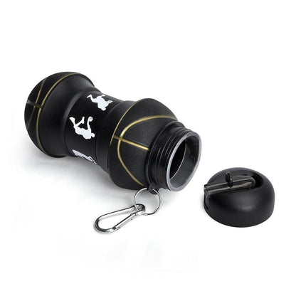 Foldable Silicone Sports Water Bottle – Basketball/Tennis Design 🏀🎾 - Twisoo