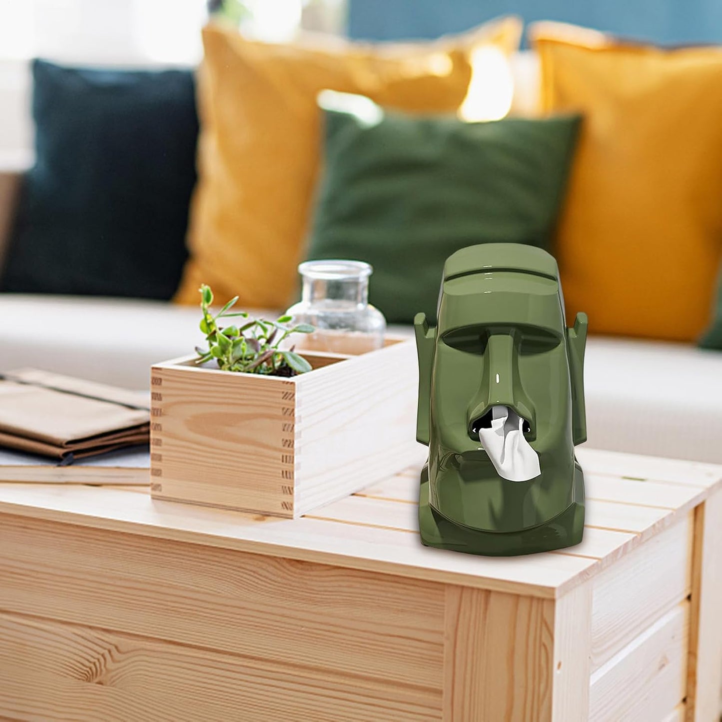 Twisoo Modern Plastic Tissue Box –