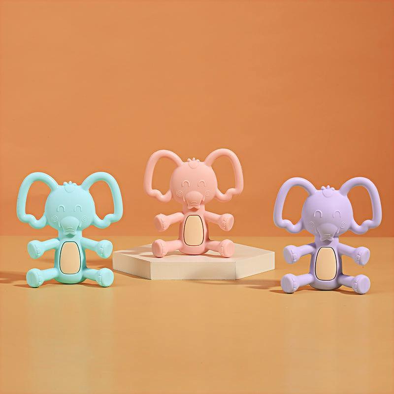 High Quality Elephant Shape Teether for Babies to Soothe their Gums - Twisoo