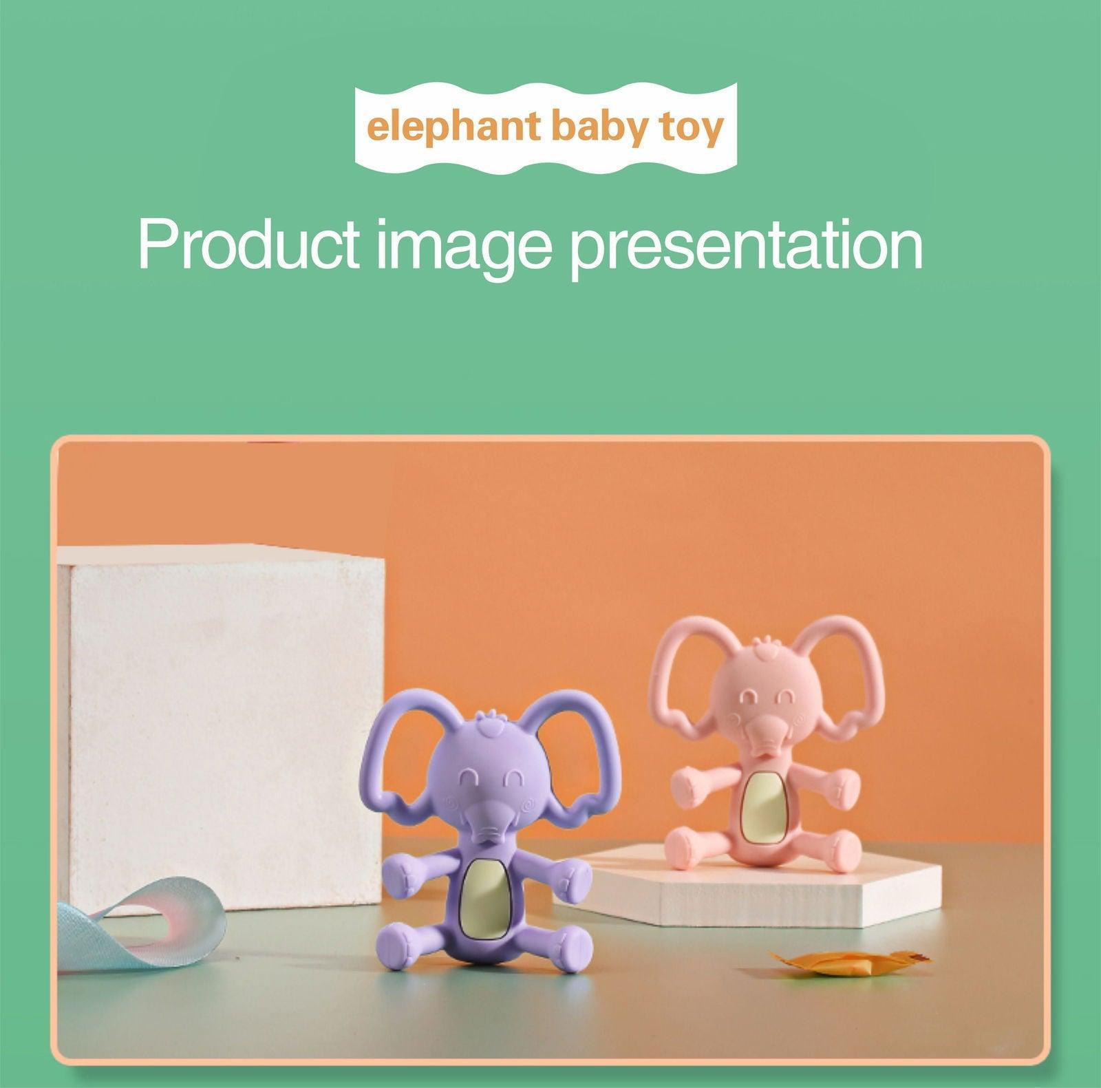 High Quality Elephant Shape Teether for Babies to Soothe their Gums - Twisoo