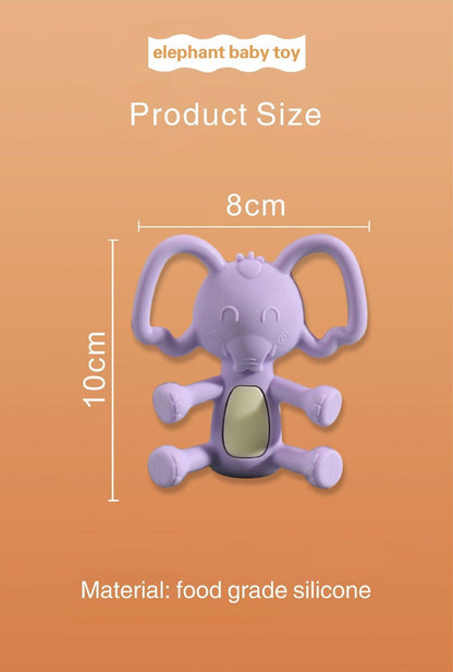 High Quality Elephant Shape Teether for Babies to Soothe their Gums - Twisoo