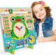 Montessori Wooden Calendar Clock Board for Kids – Multi-Functional Toy