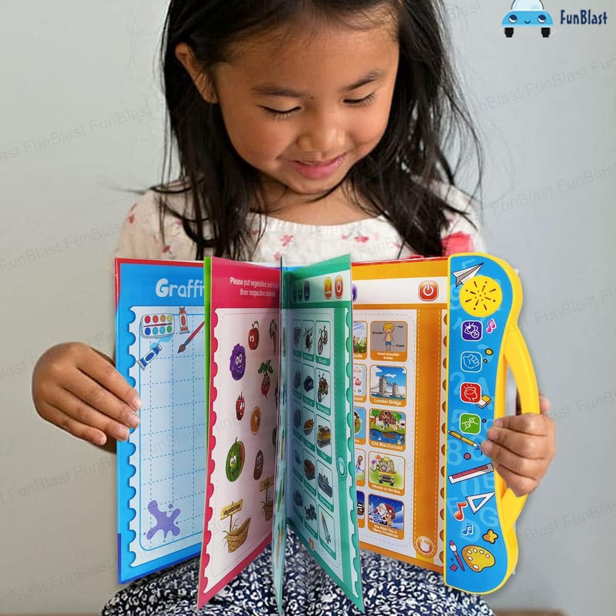 English Learning Touch Reading Sound Book for Kids