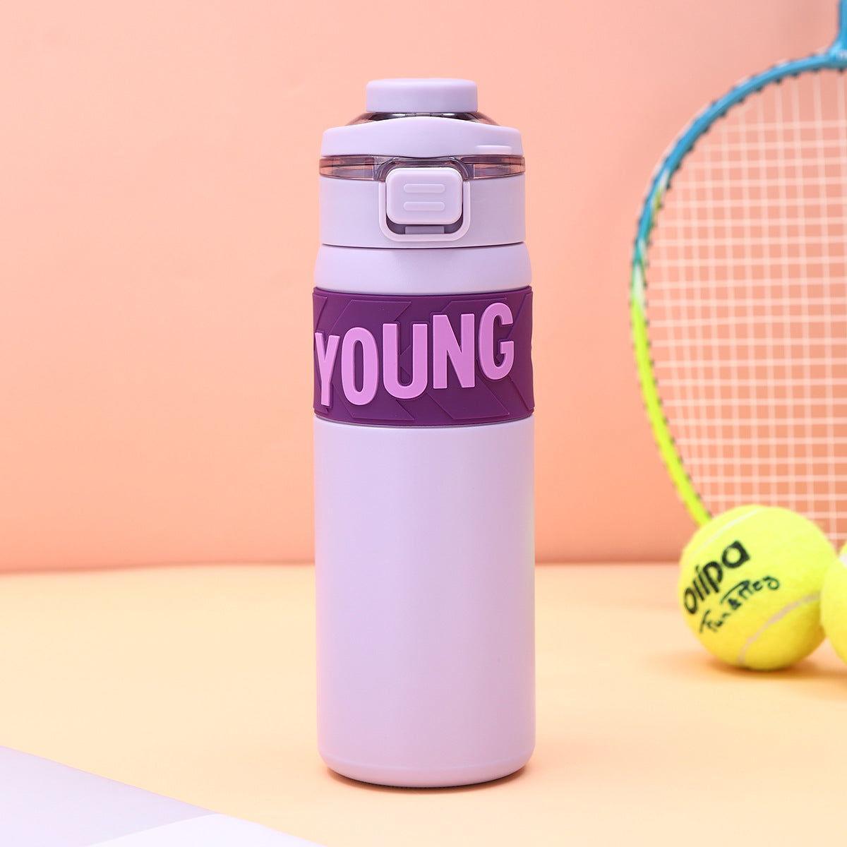 Insulated Young - Stainless Steel Water Bottle for Outdoor, Office and Gym - Twisoo