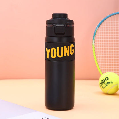 Insulated Young - Stainless Steel Water Bottle for Outdoor, Office and Gym - Twisoo