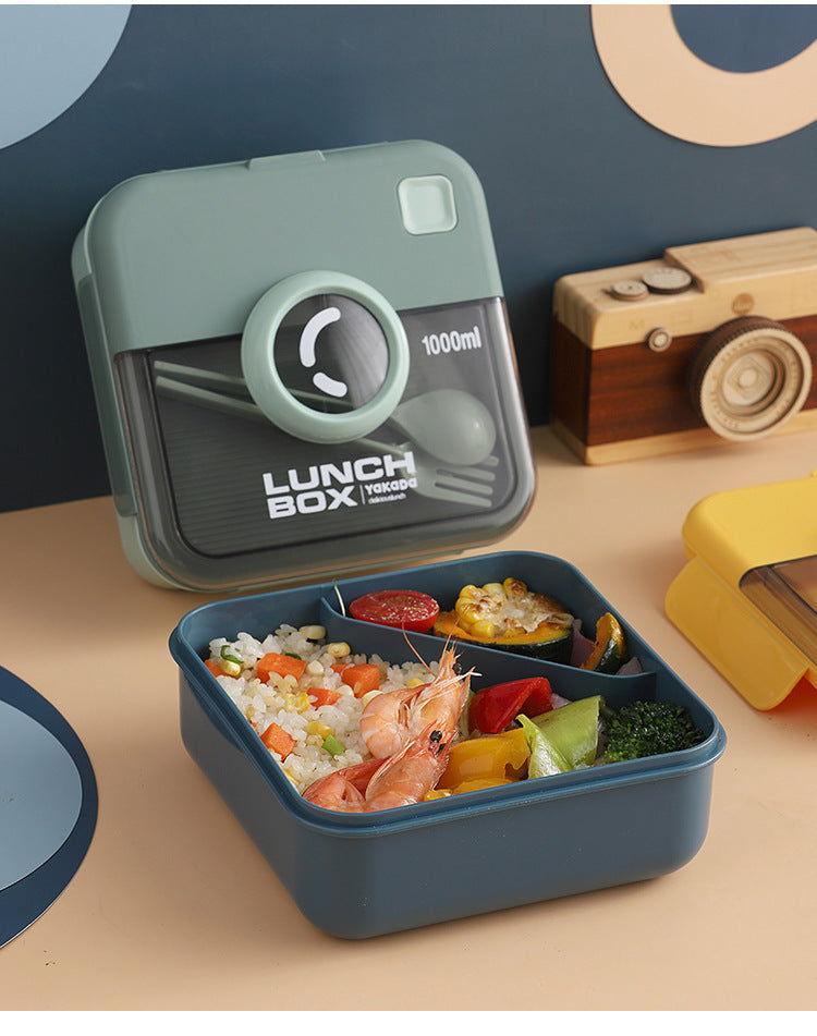 Kids Camera Design Lunch Box with Spoons - Twisoo