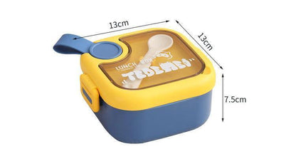 Kids Cereal Lunch Box with Steel Bowl and Spoon - Twisoo