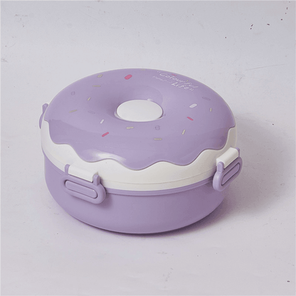 Kids Donut Design - Stainless Steel Lunch Box - Twisoo