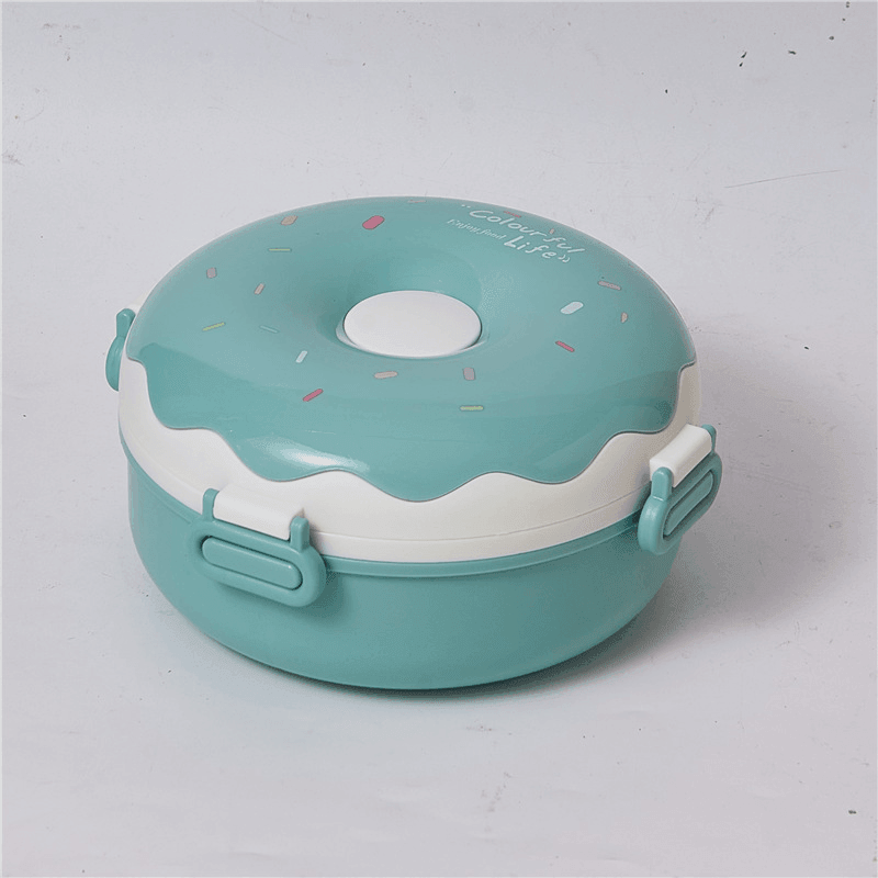 Kids Donut Design - Stainless Steel Lunch Box - Twisoo