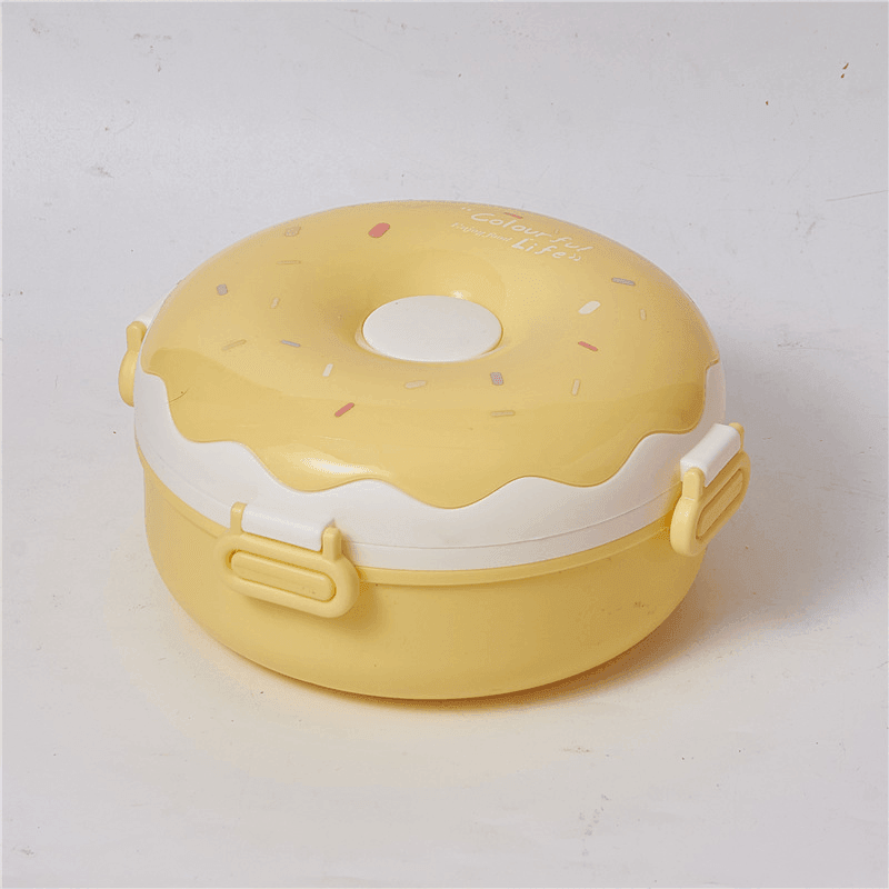 Kids Donut Design - Stainless Steel Lunch Box - Twisoo
