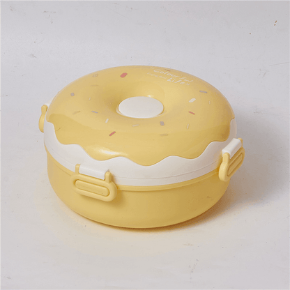 Kids Donut Design - Stainless Steel Lunch Box - Twisoo