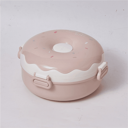 Kids Donut Design - Stainless Steel Lunch Box - Twisoo