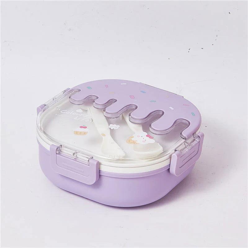 Kids Ice Cream - Bento Stainless Steel Lunch Box - Twisoo