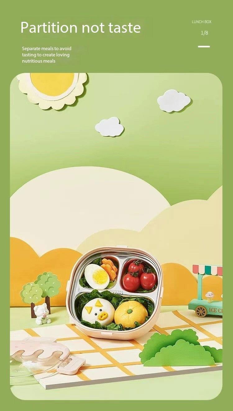 Kids Ice Cream - Bento Stainless Steel Lunch Box - Twisoo