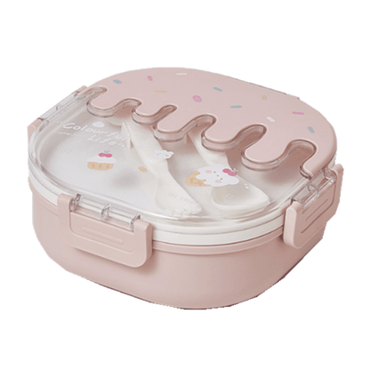 Kids Ice Cream - Bento Stainless Steel Lunch Box - Twisoo