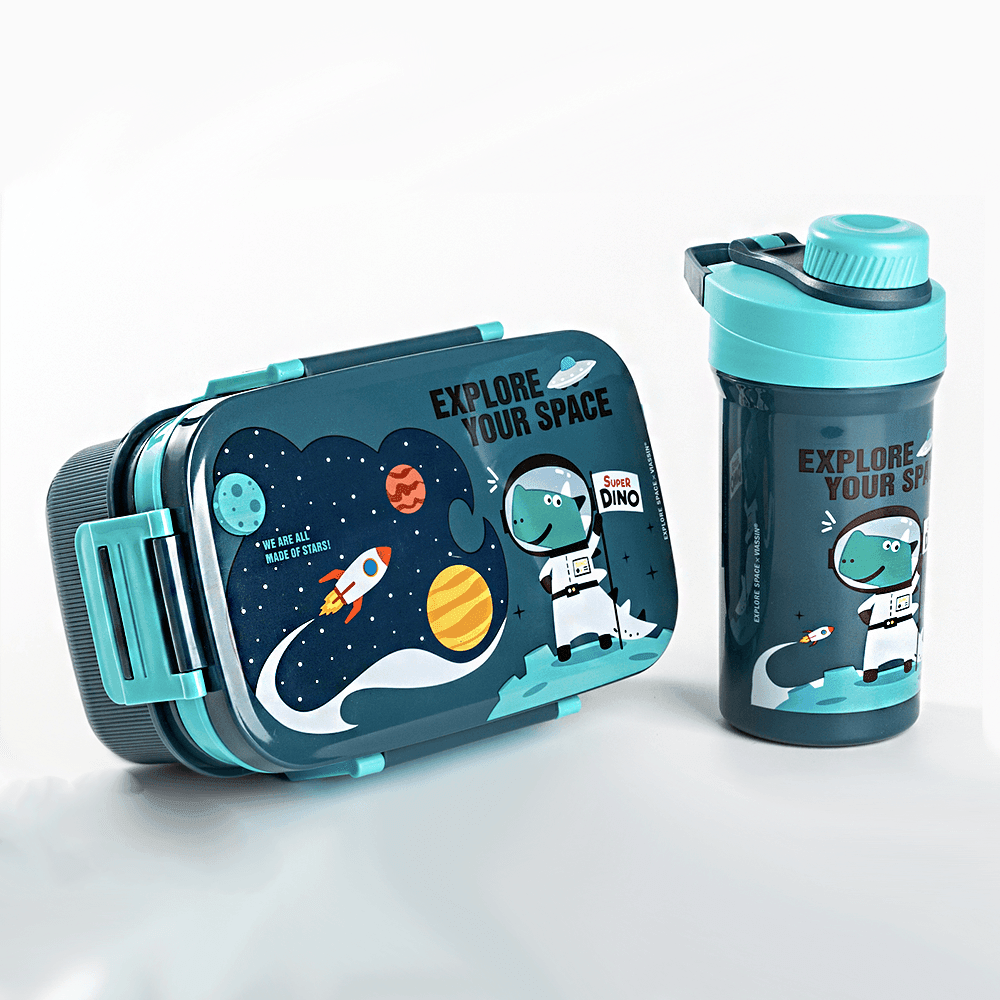 Kids Space Lunch Box and Water Bottle Combo Set - Twisoo