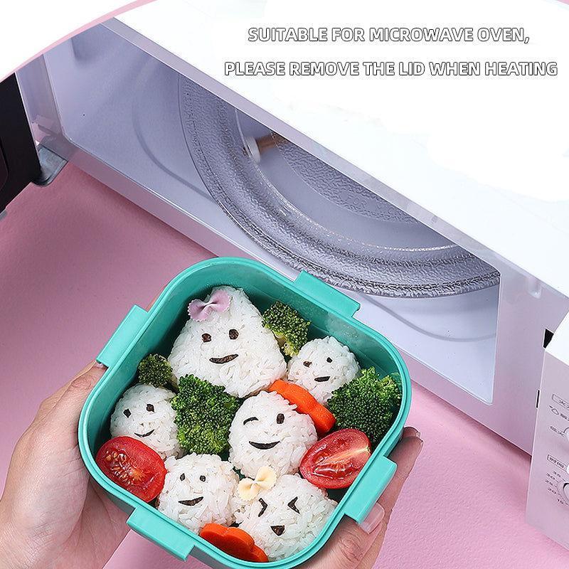 Kids Square Bento Plastic Lunch Box - Twisoo