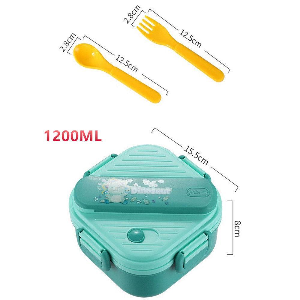 Kids Square Bento Plastic Lunch Box - Twisoo