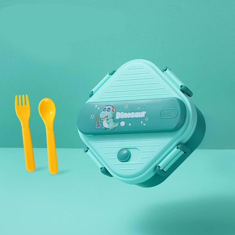 Kids Square Bento Plastic Lunch Box - Twisoo