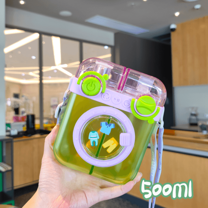 Large Capacity Double Drinking Water Cup for Kids with Portable Strap - Twisoo