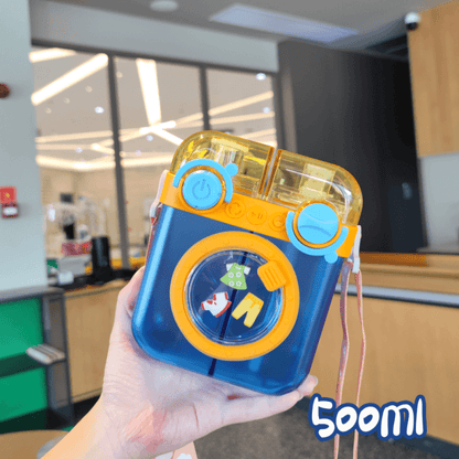 Large Capacity Double Drinking Water Cup for Kids with Portable Strap - Twisoo