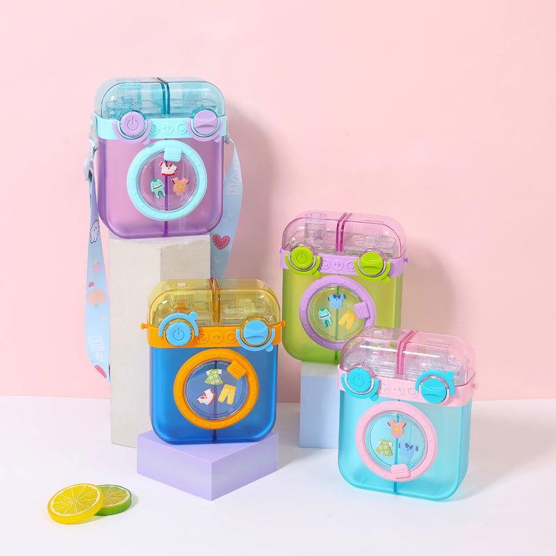 Large Capacity Double Drinking Water Cup for Kids with Portable Strap - Twisoo