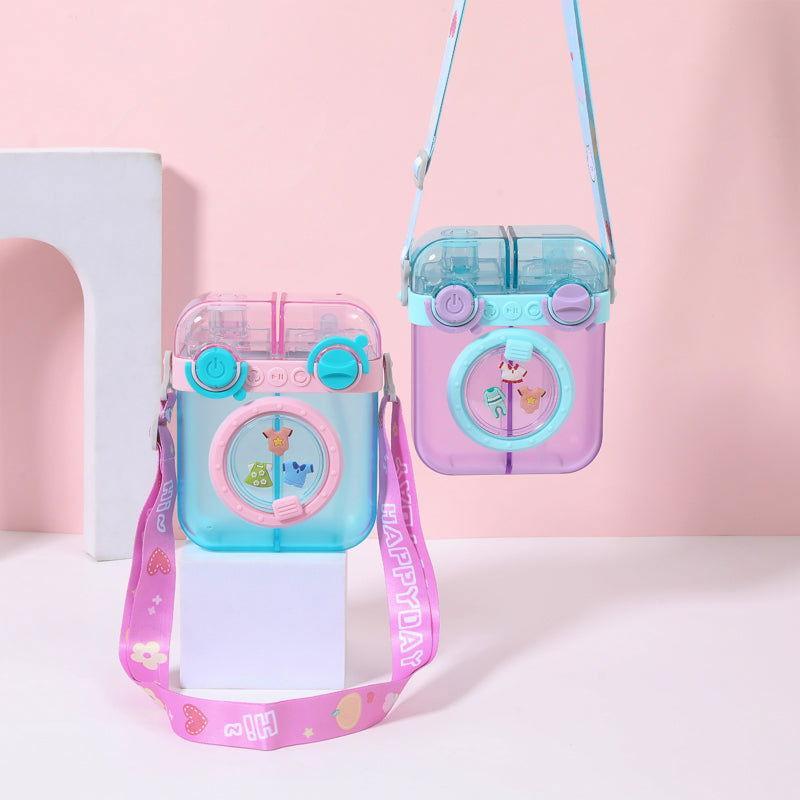 Large Capacity Double Drinking Water Cup for Kids with Portable Strap - Twisoo