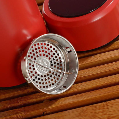 Leather Double Wall Stainless Steel Thermal Water Bottle (680 ML) 🥤 - Twisoo