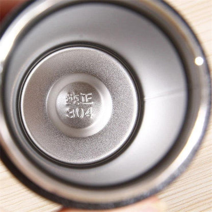 Leather Double Wall Stainless Steel Thermal Water Bottle (680 ML) 🥤 - Twisoo