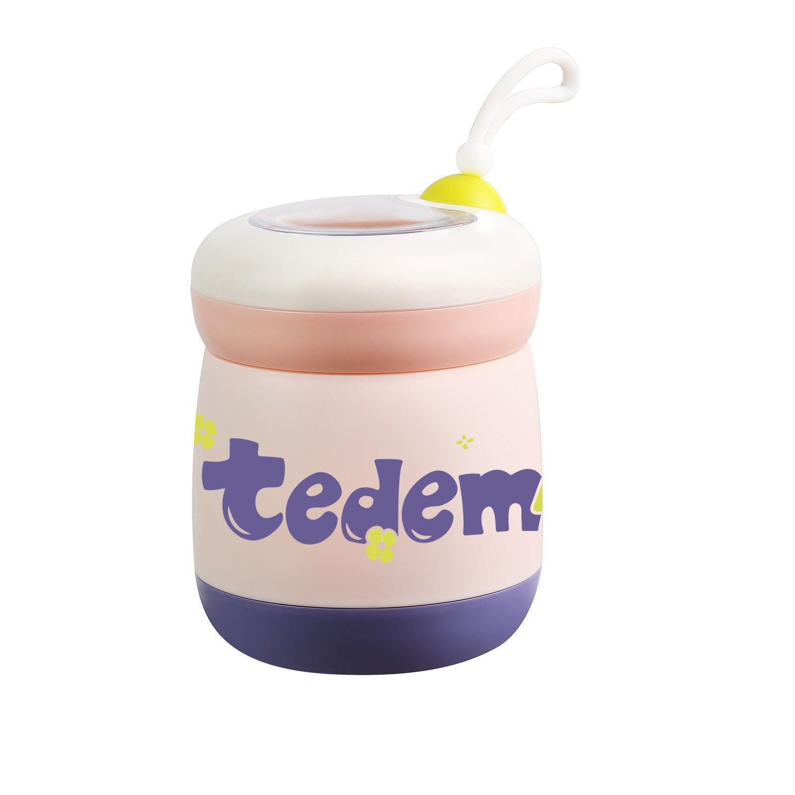 Morning Meal Vaccum Food Jar - Stainless Steel with Spoon (450ml) - Twisoo