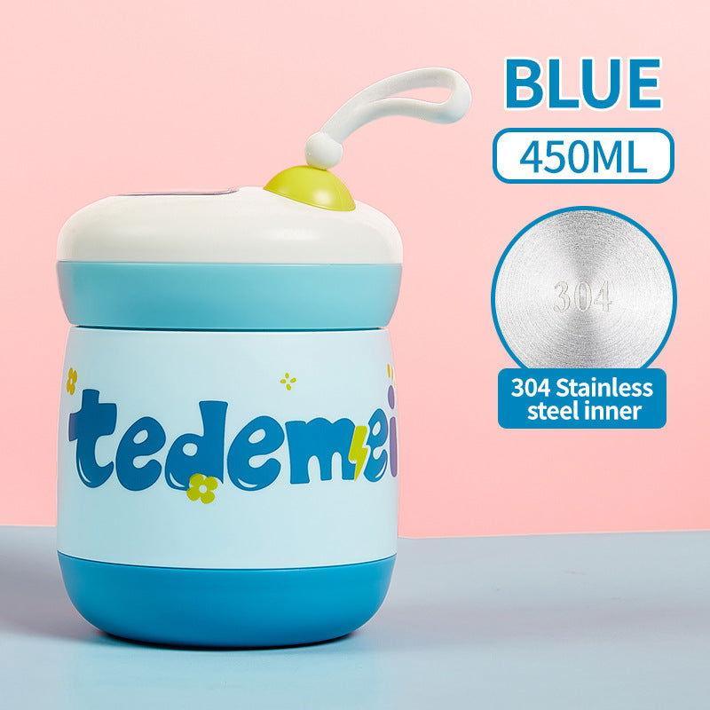 Morning Meal Vaccum Food Jar - Stainless Steel with Spoon (450ml) - Twisoo