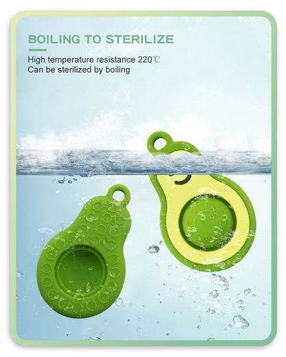 New Baby Teether - Avocado Design - Twisoo