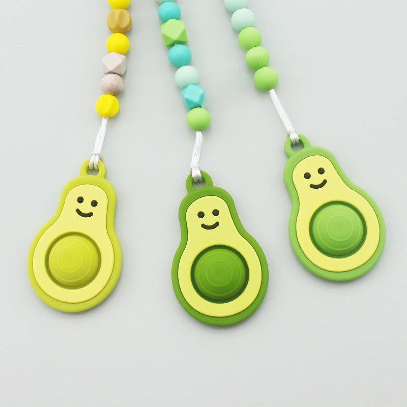 New Baby Teether - Avocado Design - Twisoo