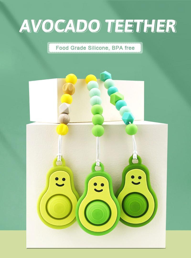 New Baby Teether - Avocado Design - Twisoo