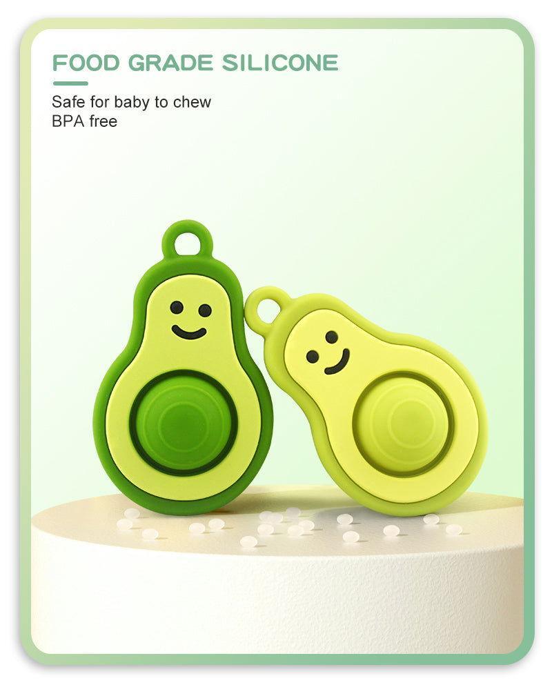 New Baby Teether - Avocado Design - Twisoo