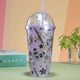 Panda Tumbler with Straw - Double Layer Plastic Cup for Girls - Twisoo