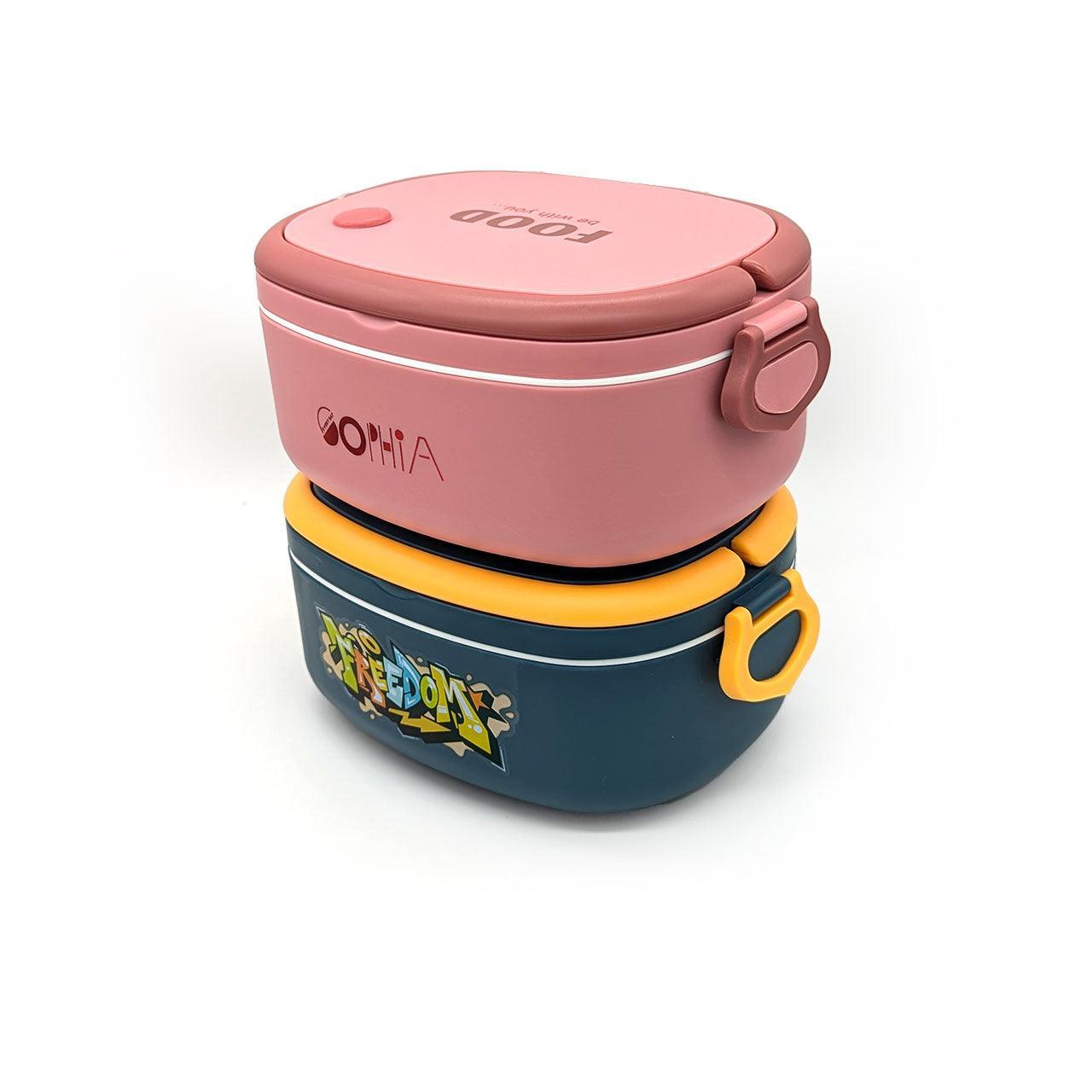 Portable Plastic Bento Lunch Box for School Kids - Twisoo