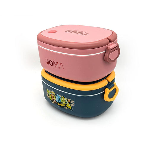 Portable Plastic Bento Lunch Box for School Kids - Twisoo