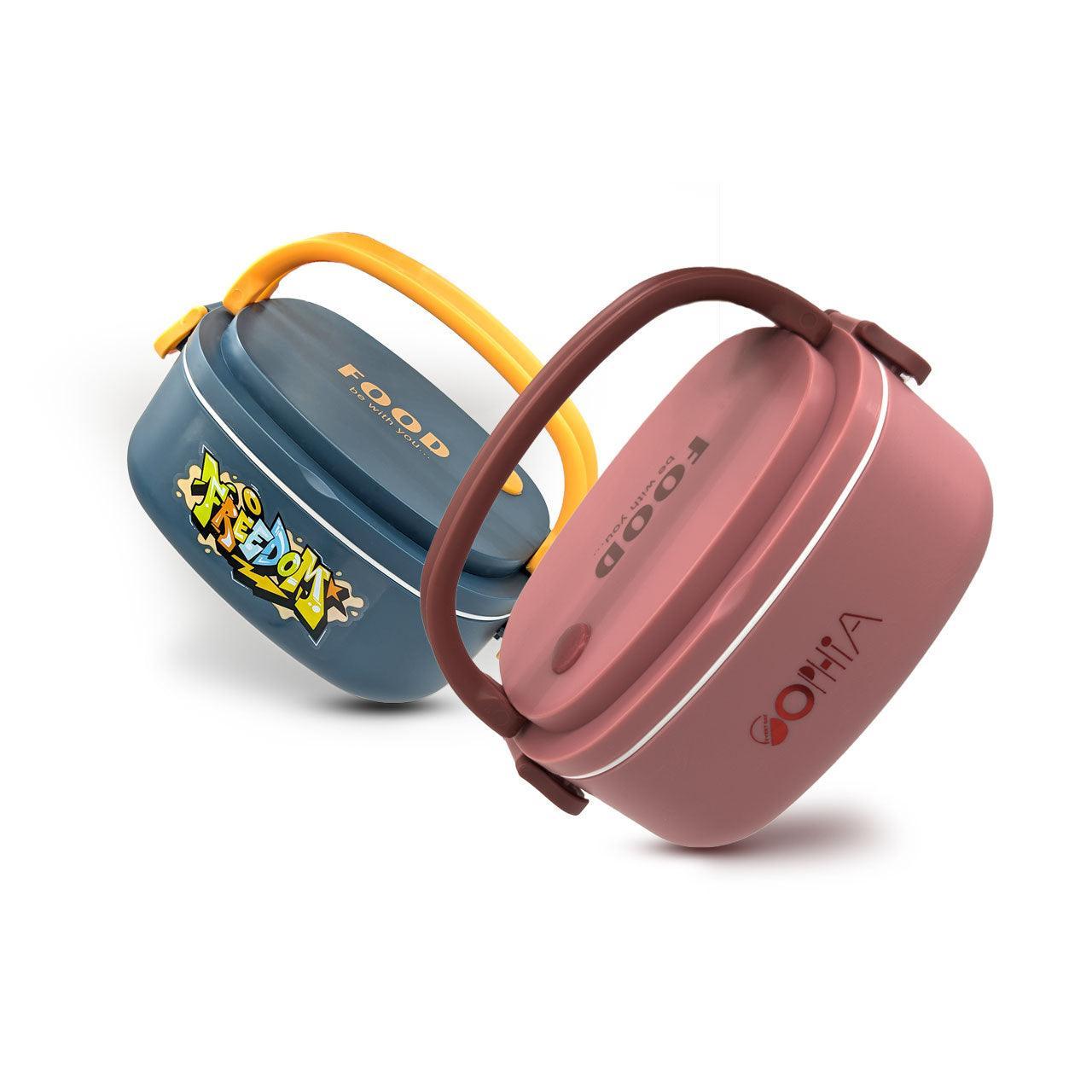 Portable Plastic Bento Lunch Box for School Kids - Twisoo