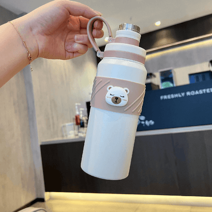 Premium Japanese Style Outdoor - Stainless Steel Water Bottle for Office & Gym - Twisoo