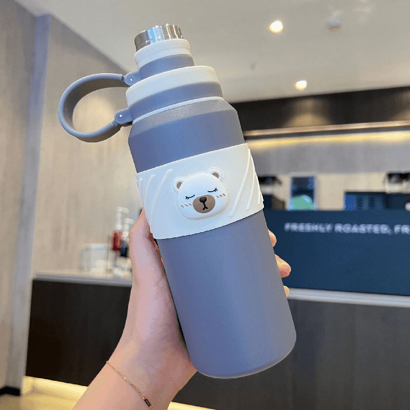 Premium Japanese Style Outdoor - Stainless Steel Water Bottle for Office & Gym - Twisoo