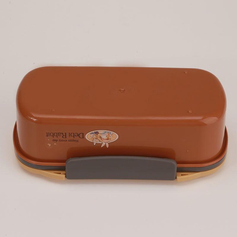 Rectangular Rabbit Plastic Bento Lunch Box for Kids - Twisoo