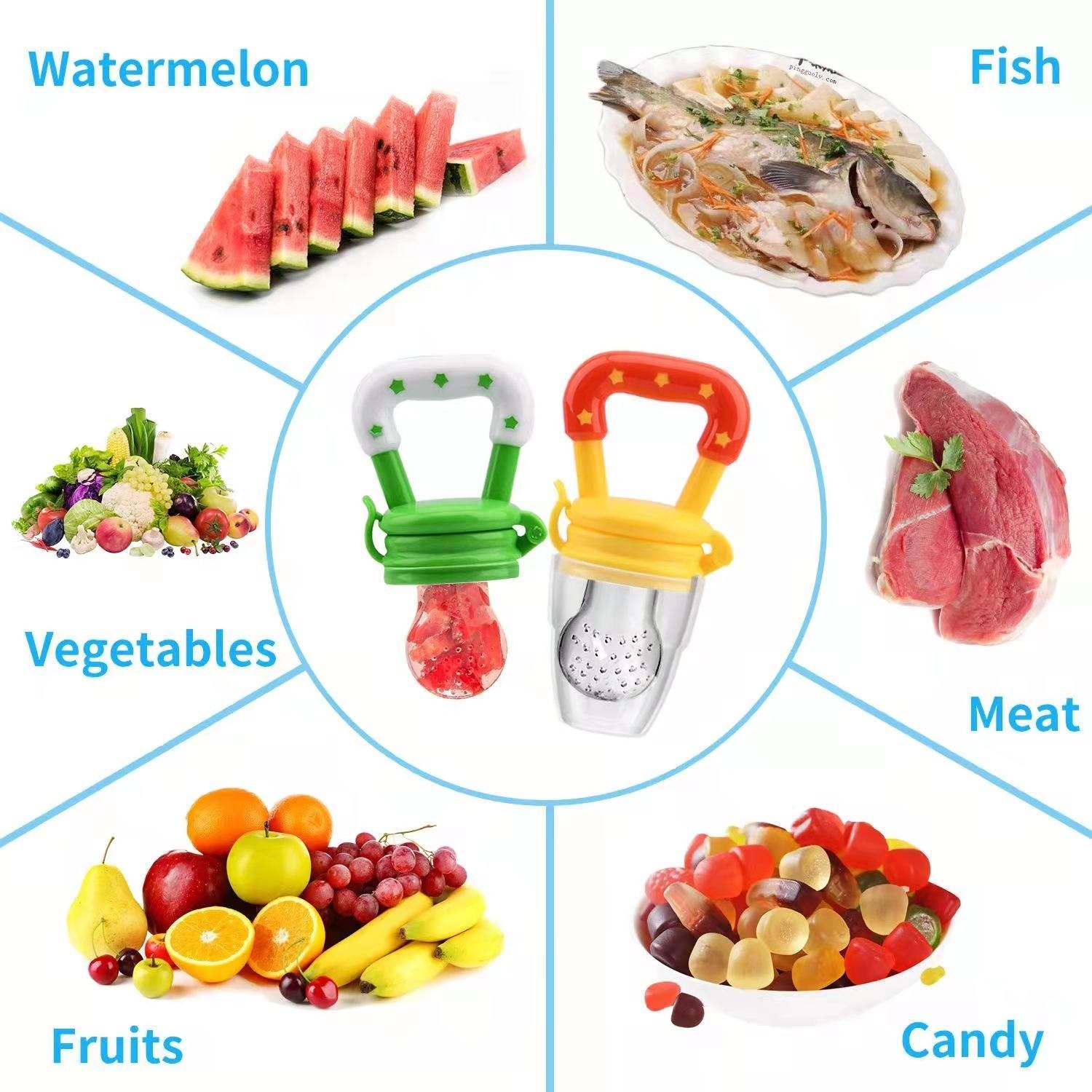 Silicone Baby Fruits Feeding - Pacifier Feeder for Kids - Twisoo