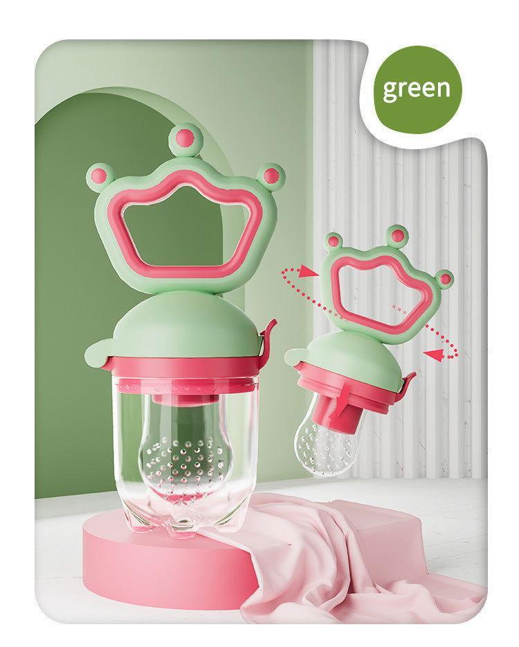 Silicone Pacifier & Fresh Fruit Vegetable Feeder for Infants 🍏🥕👶 - Twisoo