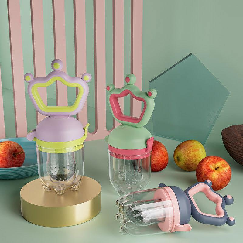 Silicone Pacifier & Fresh Fruit Vegetable Feeder for Infants 🍏🥕👶 - Twisoo